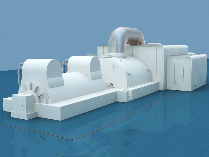 燃机罩壳加工现场