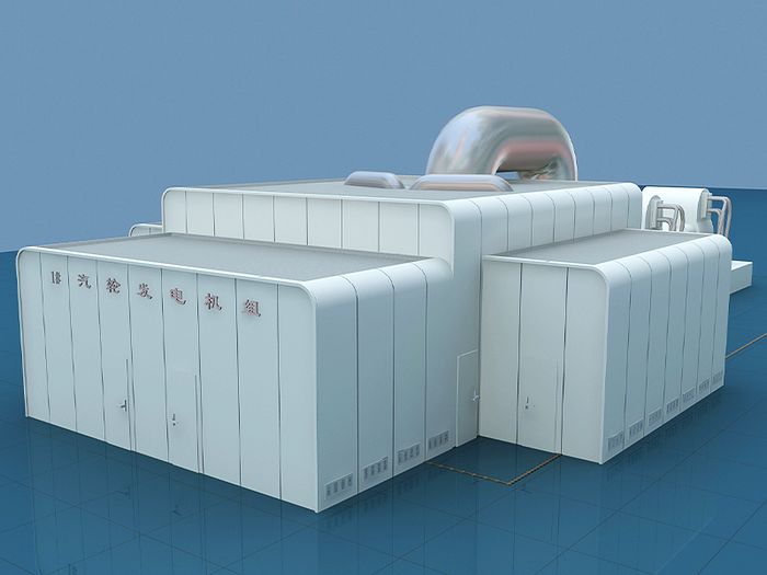 燃机罩壳加工现场