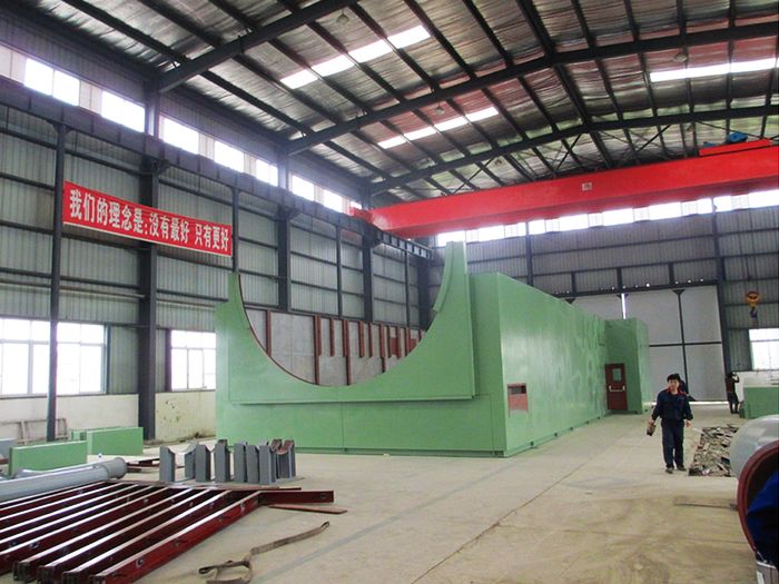 燃机罩壳加工现场