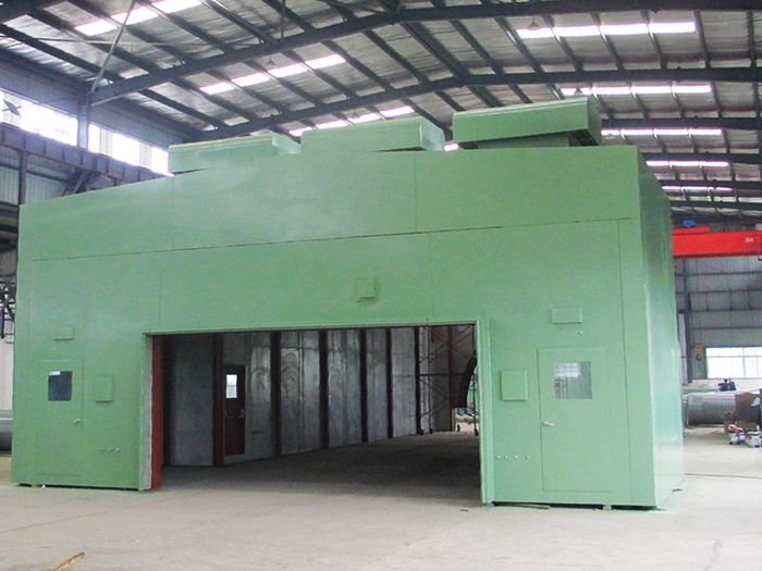 燃机罩壳加工现场